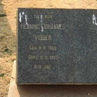 VISSER Henning Johannes 1909-1957