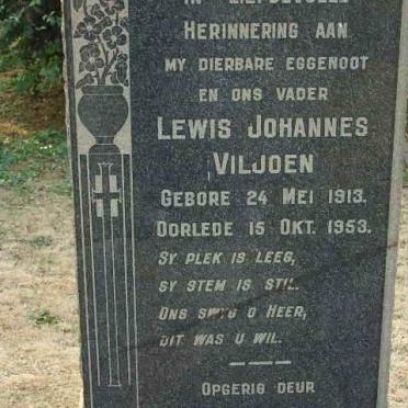 VILJOEN Lewis Johannes 1913-1953