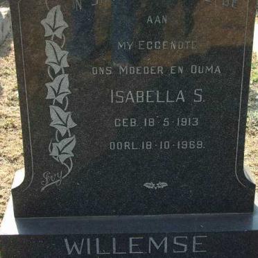 WILLEMSE Isabella S. 1913-1969