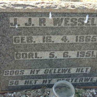 WESSELS J.J.R. 1865-1951