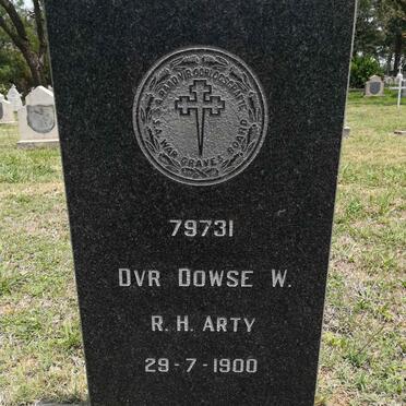 DOWSE W. -1900