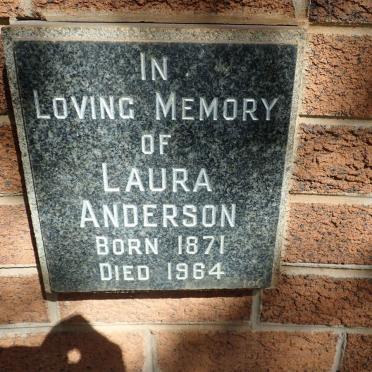 ANDERSON Laura 1871-1964