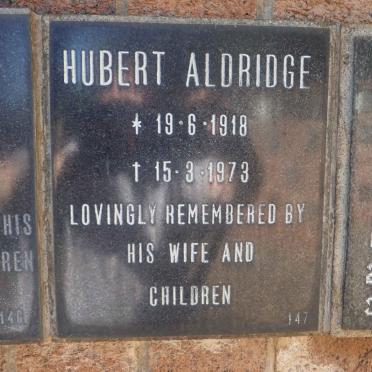 ALDRIDGE Hubert 1918-1973