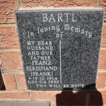 BARTL Franz Ferdinand 1914-1996