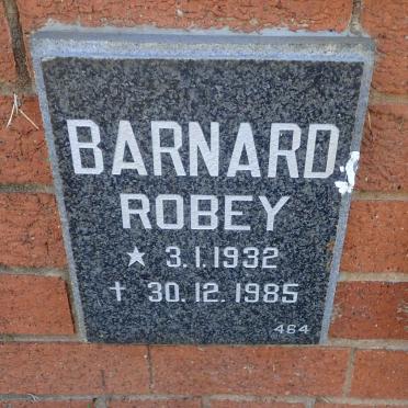 BARNARD Robey 1932-1985