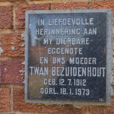 BEZUIDENHOUT Twan 1912-1973