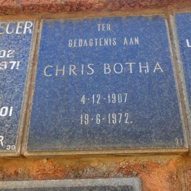 BOTHA Chris 1907-1972