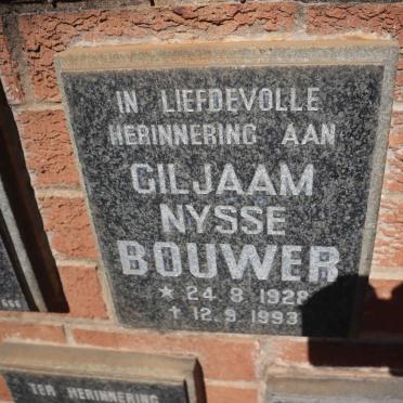 BRUWER Giljaam Nysse 1928-1993