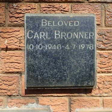 BRONNER Carl 1948-1978