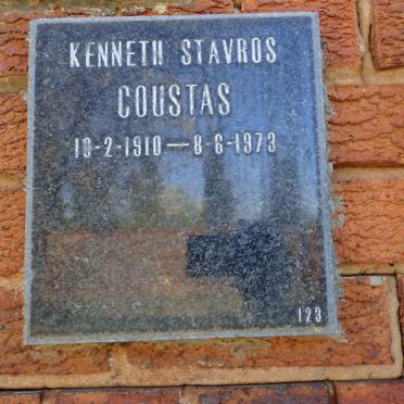 COUSTAS Kenneth Stavros 1910-1973