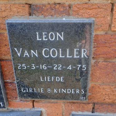 COLLER Leon, van 1916-1975