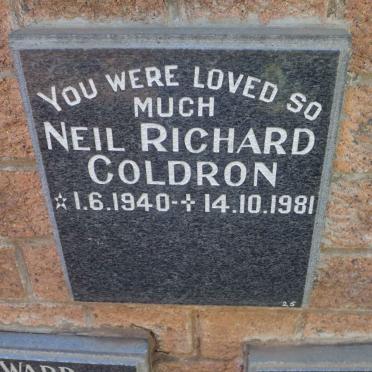 COLDRON Neil Richard 1940-1981