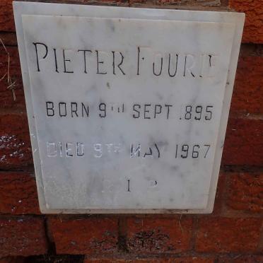 FOURIE Pieter 1895-1967