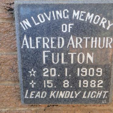 FULTON Alfred Arthur 1909-1982