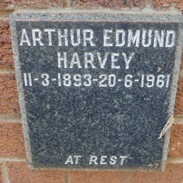 HARVEY Arthur Edmund 1893-1961