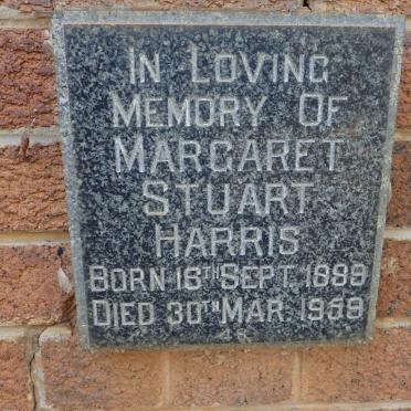HARRIS Margaret Stuart 1889-1959