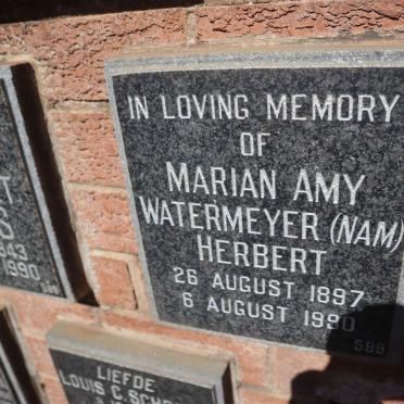 HERBERT Marian Amy Watermeyer 1897-1990