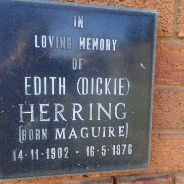 HERRING Edith nee MAGUIRE 1902-1976