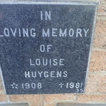 HUYGENS Louise 1908-1981