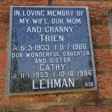LEHMAN Trien 1933-1986 :: LEHMAN Cathy 1953-1996