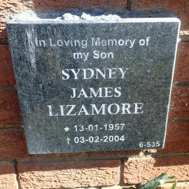 LIZAMORE Sydney James 1957-2004