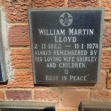 LLOYD William Martin 1922-1978