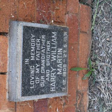 MARTIN Harry William 1908-1971