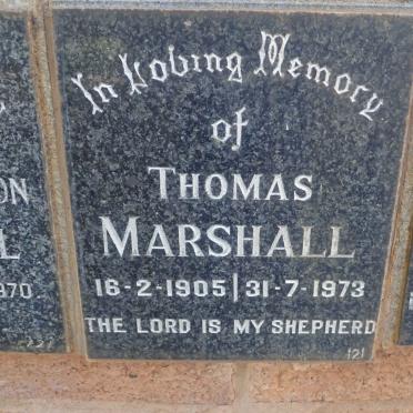 MARSHALL Thomas 1905-1973