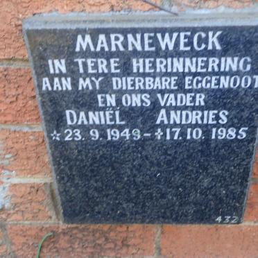 MARNEWECK Daniel Andries 1949-1985