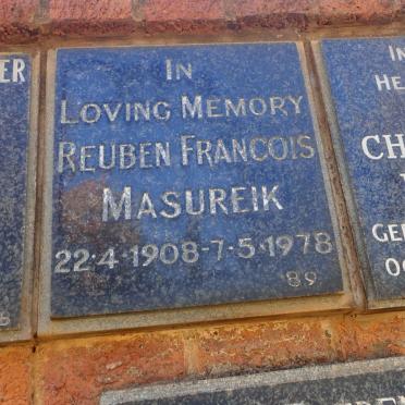 MASUREIK Reuben Francois 1908-1978