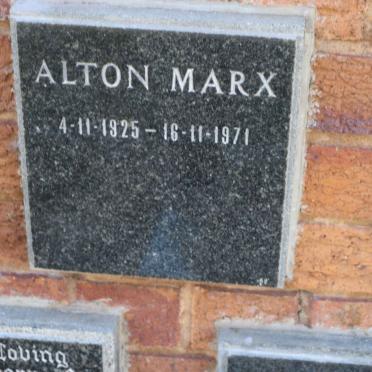 MARX Alton 1925-1971