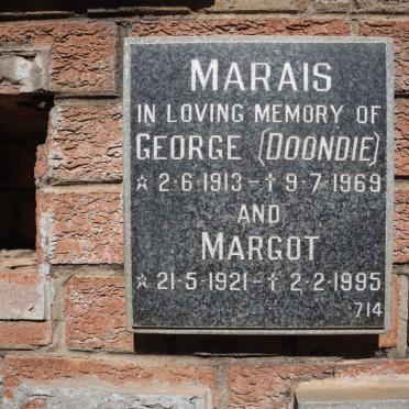 MARAIS George 1913-1969 &amp; Margot 1921-1995