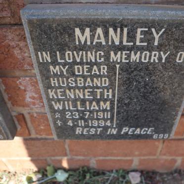 MANLEY Kenneth William 1911-1994