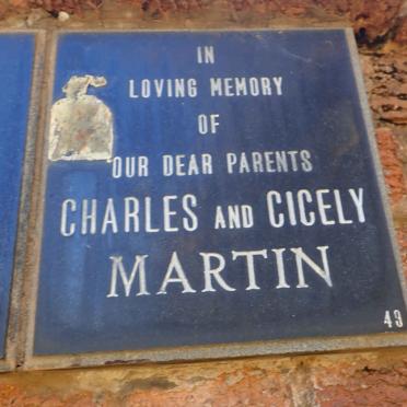 MARTIN Charles &amp; Cicely