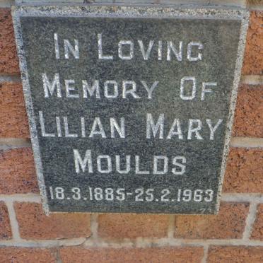 MOULDS Lilian Mary 1885-1963