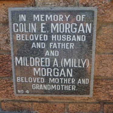 MORGAN Colin E. &amp; Mildred A.