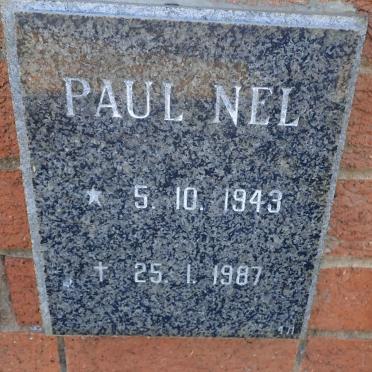 NEL Paul 1943-1987