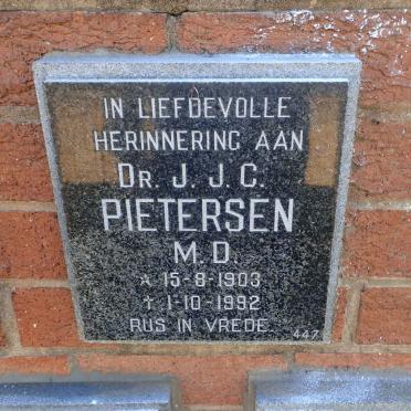 PIETERSEN J.J.C. 1903-1992