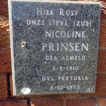 PRINSEN Nicoline nee ALMELO 1910-1975