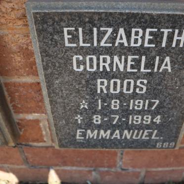 ROOS Elizabeth Cornelia 1917-1994