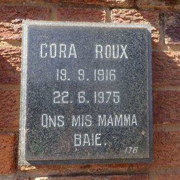 ROUX Cora 1916-1975