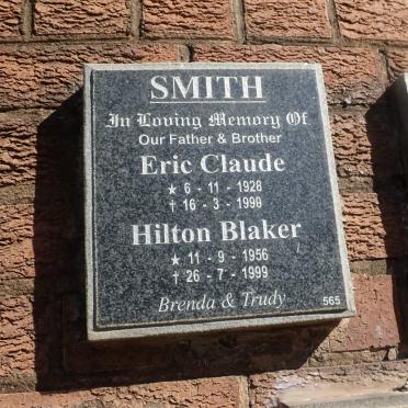 SMITH Eric Claude 1928-1990 :: SMITH Hilton Blaker 1956-1999