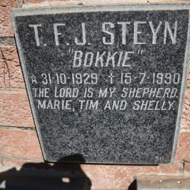STEYN T.F.J. 1929-1990