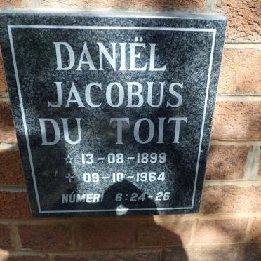 TOIT Daniel Jacobus, du 1899-1964