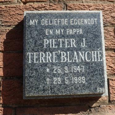 TERRE'BLANCHÉ Pieter J. 1947-1989
