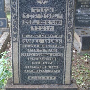 BRENER Samuel -1942