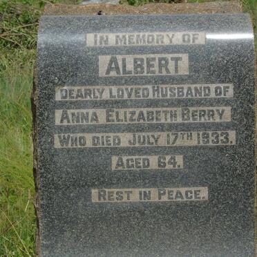 BERRY Albert -1933