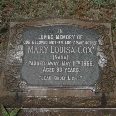COX Mary Louisa -1955