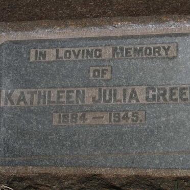 GREEN Kathleen Julia 1884-1945