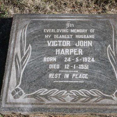HARPER Victor John 1924-1951
